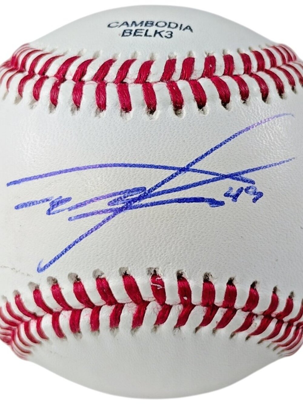 Tyler Fitzgerald Signed Baseball San Francisco Giants Louisville Cardinals Autog